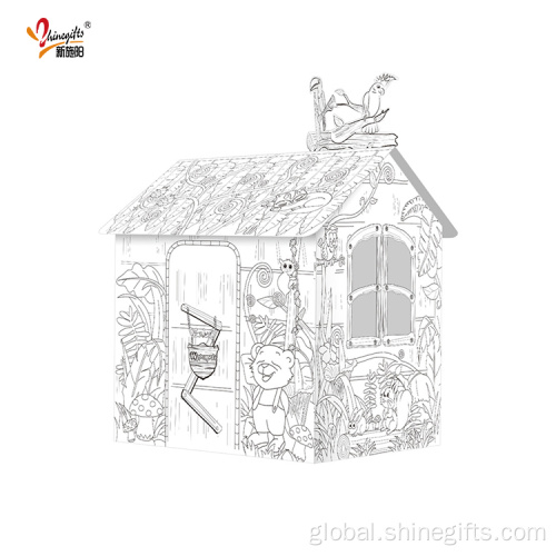 Painting Art Set  Diy Tent Doodle Cardboard Toy House Manufactory